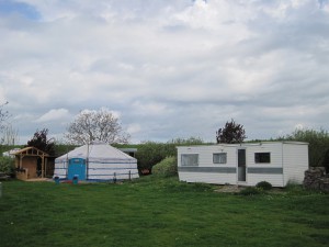 yurt en caravan